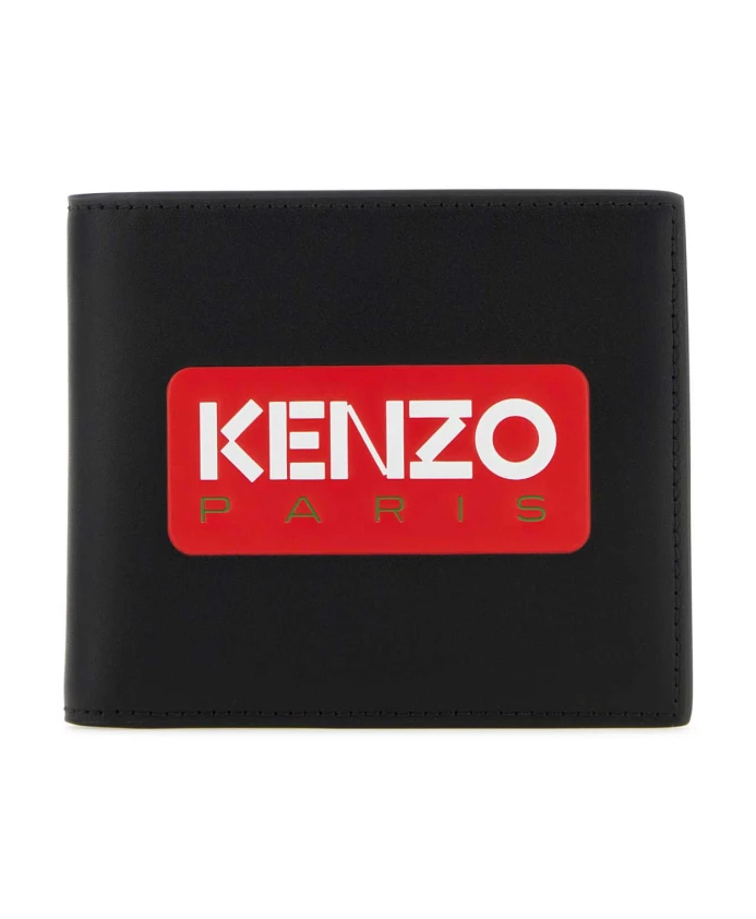 

Кожаный кошелек Kenzo, черный