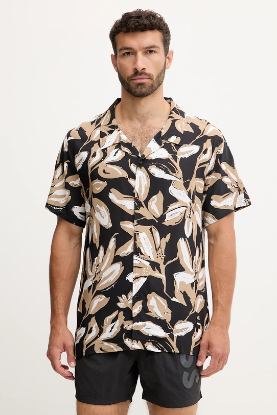

Рубашка beach shirt BOSS, черный