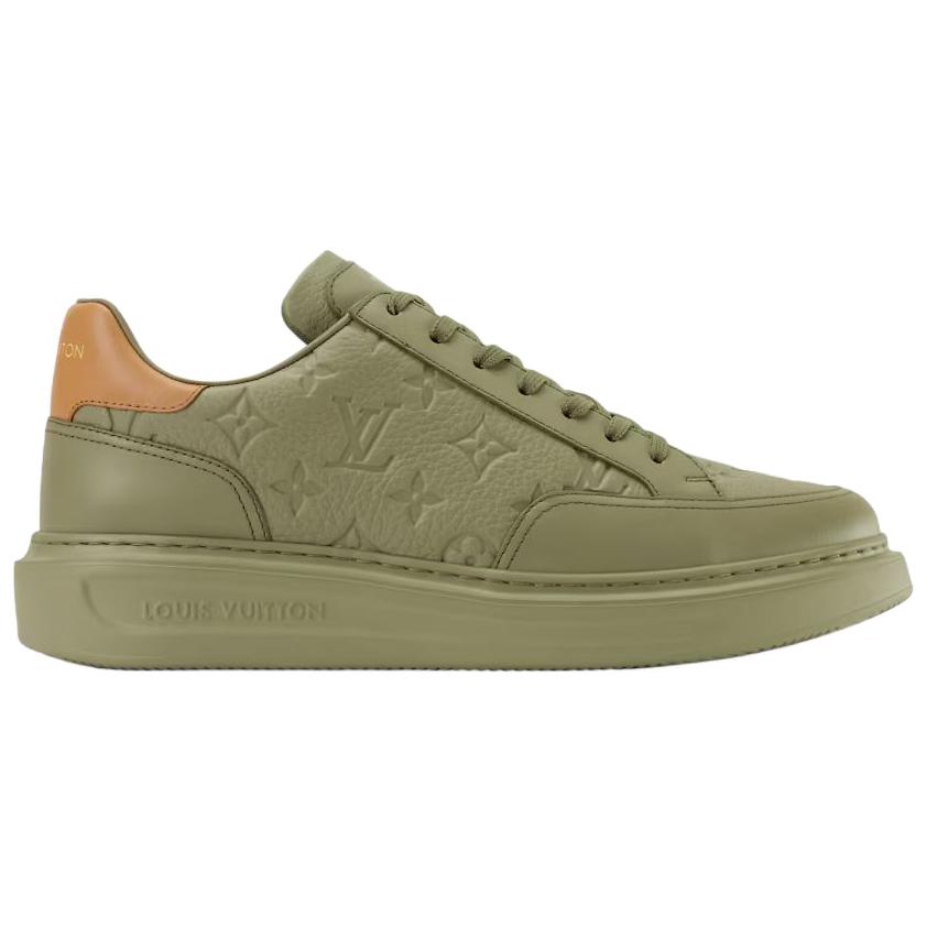 Ботинки для скейтборда Beverly Hills Low top мужские LOUIS VUITTON, зеленый — фото 2