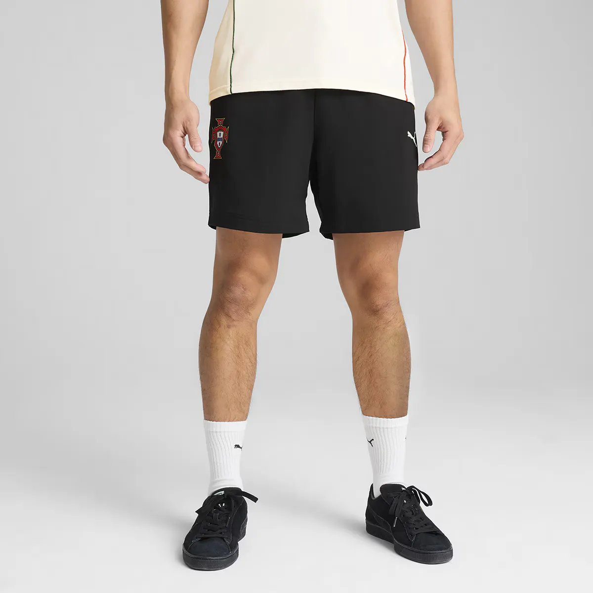 

6" Мужские шорты Portugal Team FPF Puma, чёрный