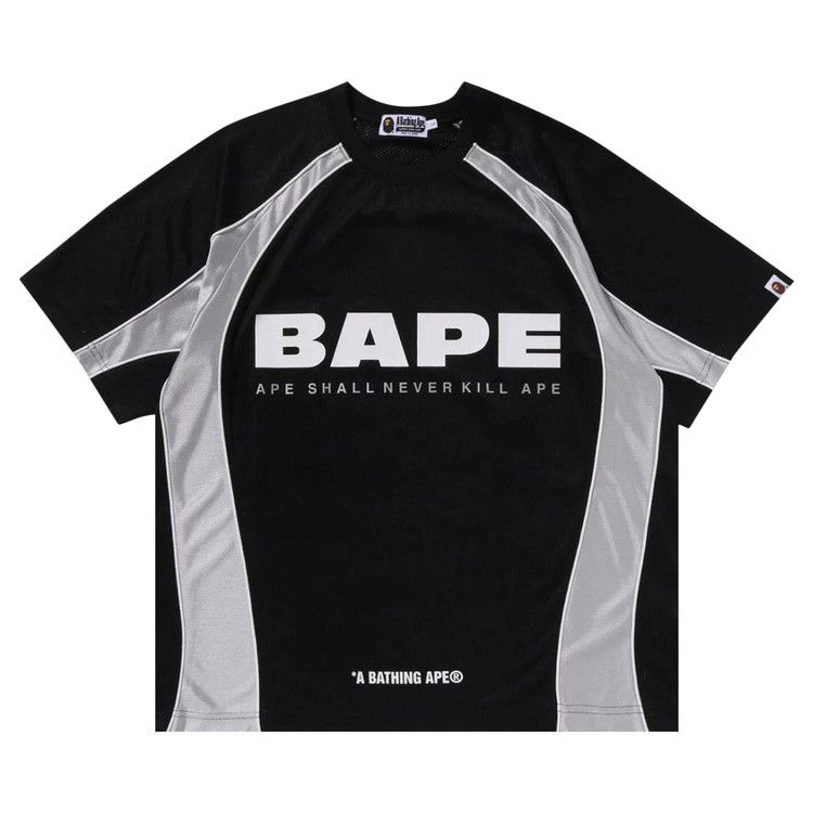 

Джерси BAPE Solid Camo Jacquard Multilogo Relaxed Fit Football Jersey, Black
