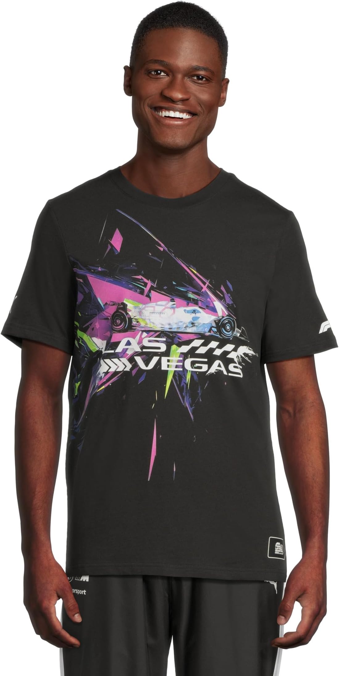 

Футболка PUMA Formula 1 Graphic T-Shirt, цвет Puma Black Vegas AH25