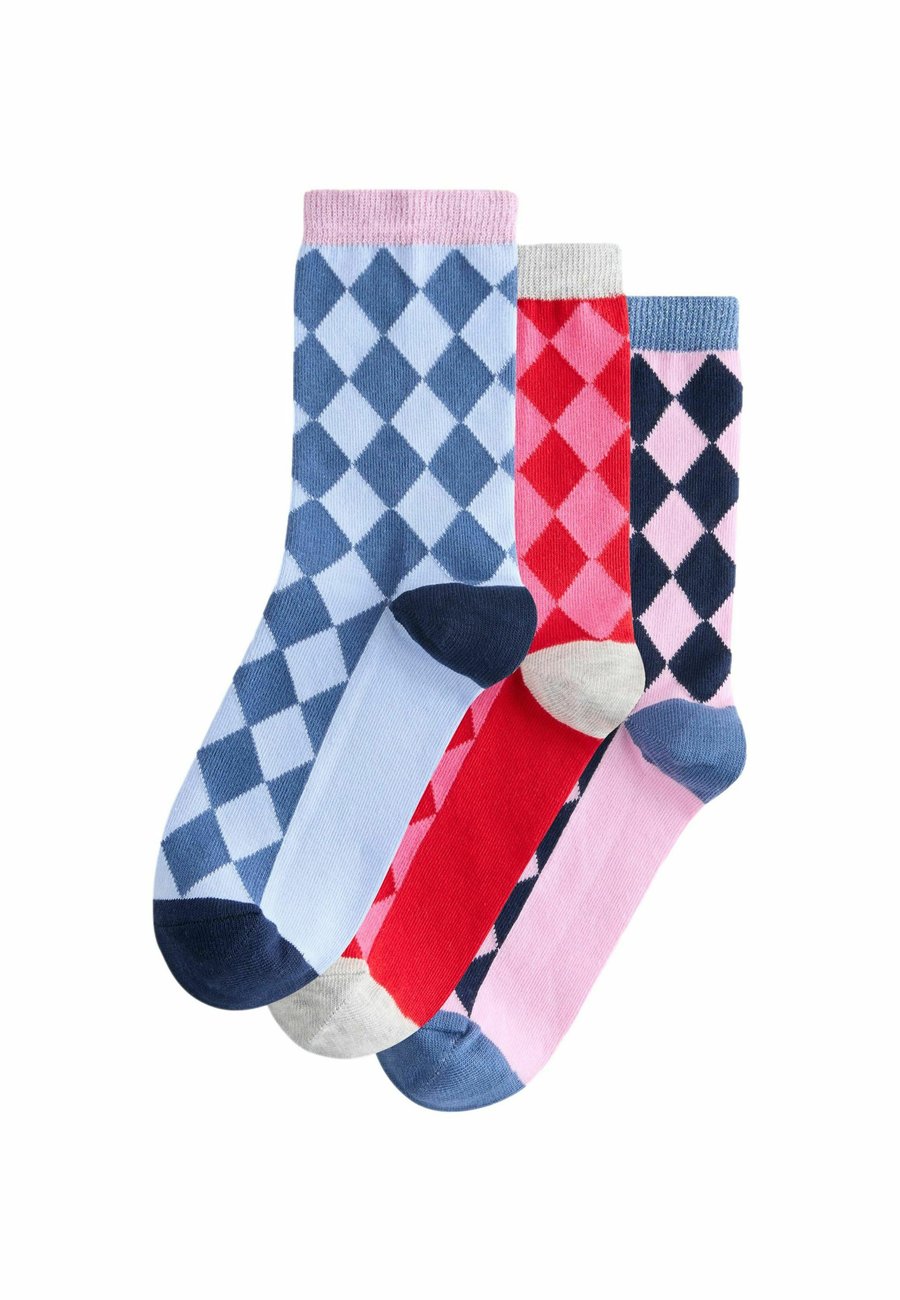 

Носки Next 3 PACK , Bright Sparkle Harlequin/Pink