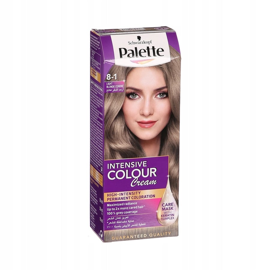 

Палитра красителей 8-1 Блонд Palette