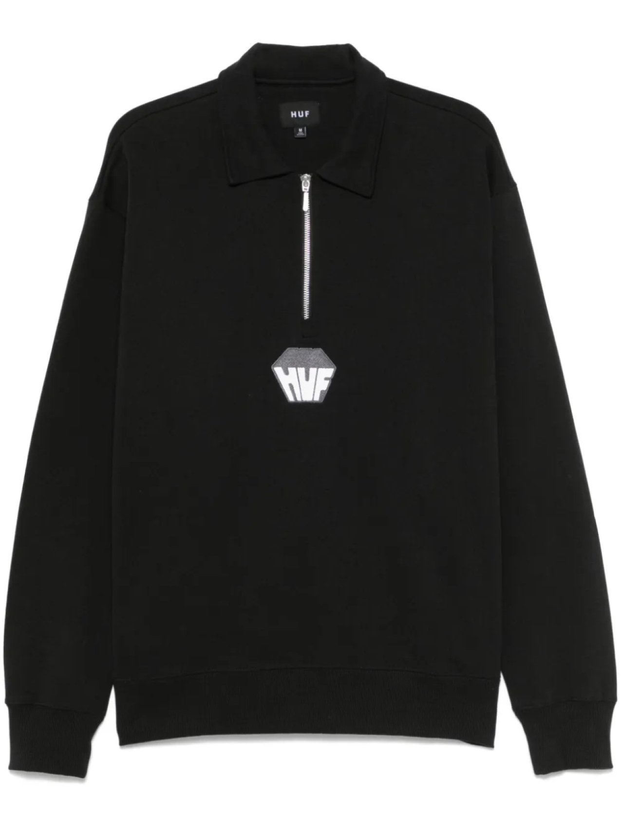 

Рубашка поло Big Block 1/4 Zip Huf, черный