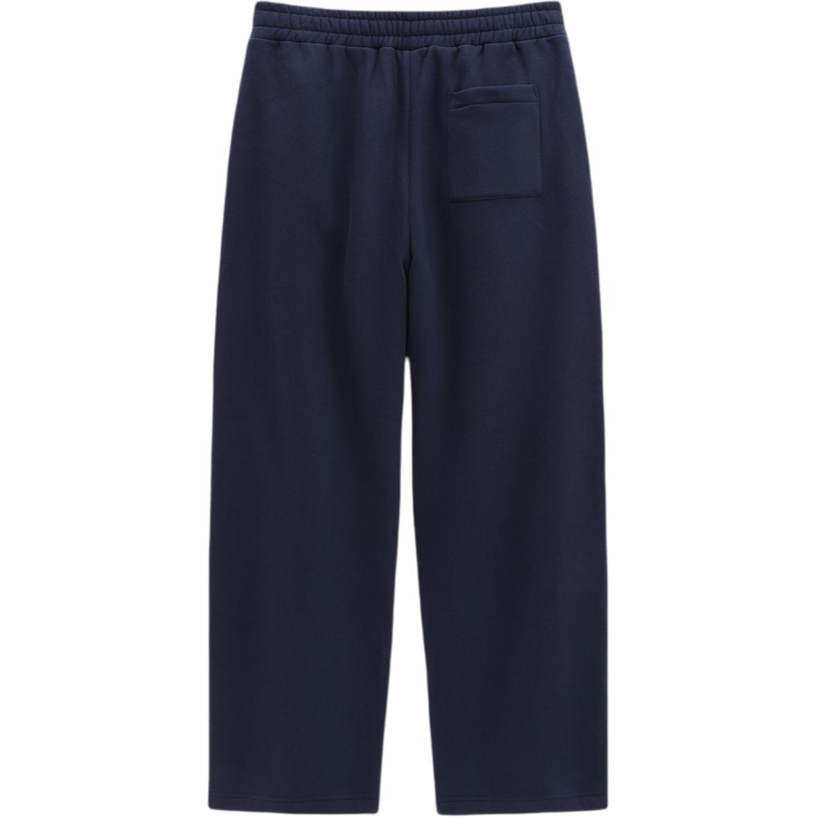 Брюки прямого кроя из трикотажной ткани men's GAP, синий — фото 2