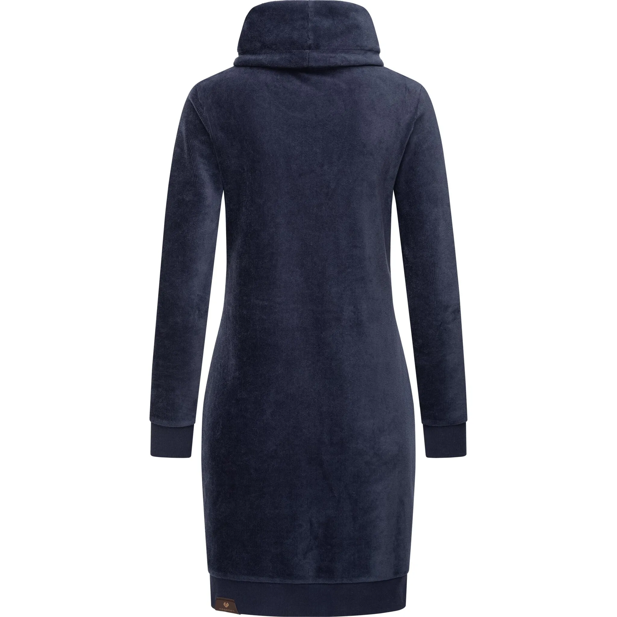 

Платье-свитшот в стиле рэгвир "Chloe Velvet", стильное бархатное платье с длинными рукавами Ragwear, цвет морской волны