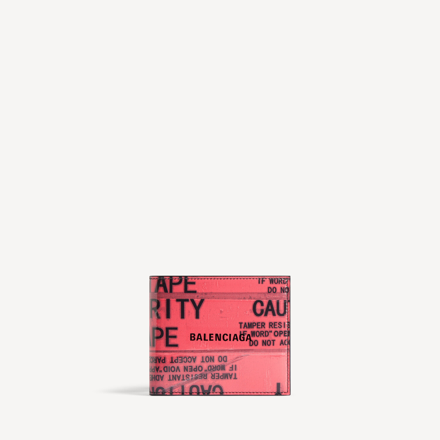 

Мужское складное портмоне квадратной формы с лентой, черное/красное BALENCIAGA, красный/черный