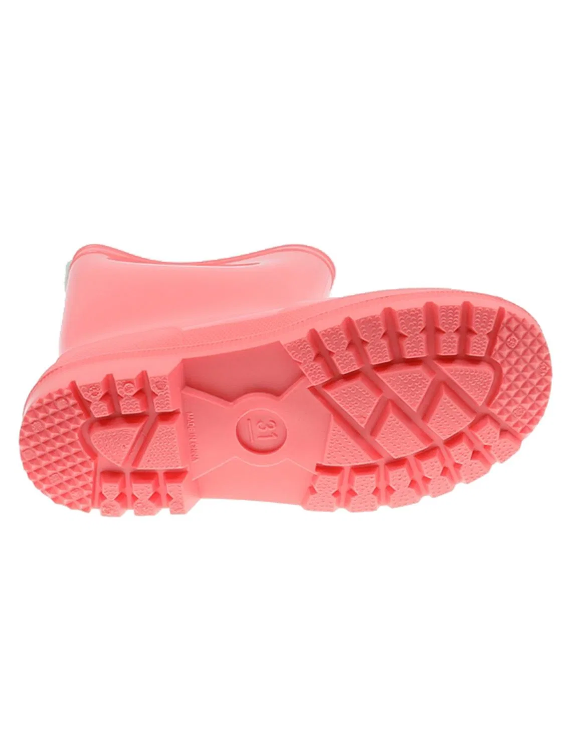 Резиновые сапоги Beppi Rain Boot кораллового цвета — фото 4