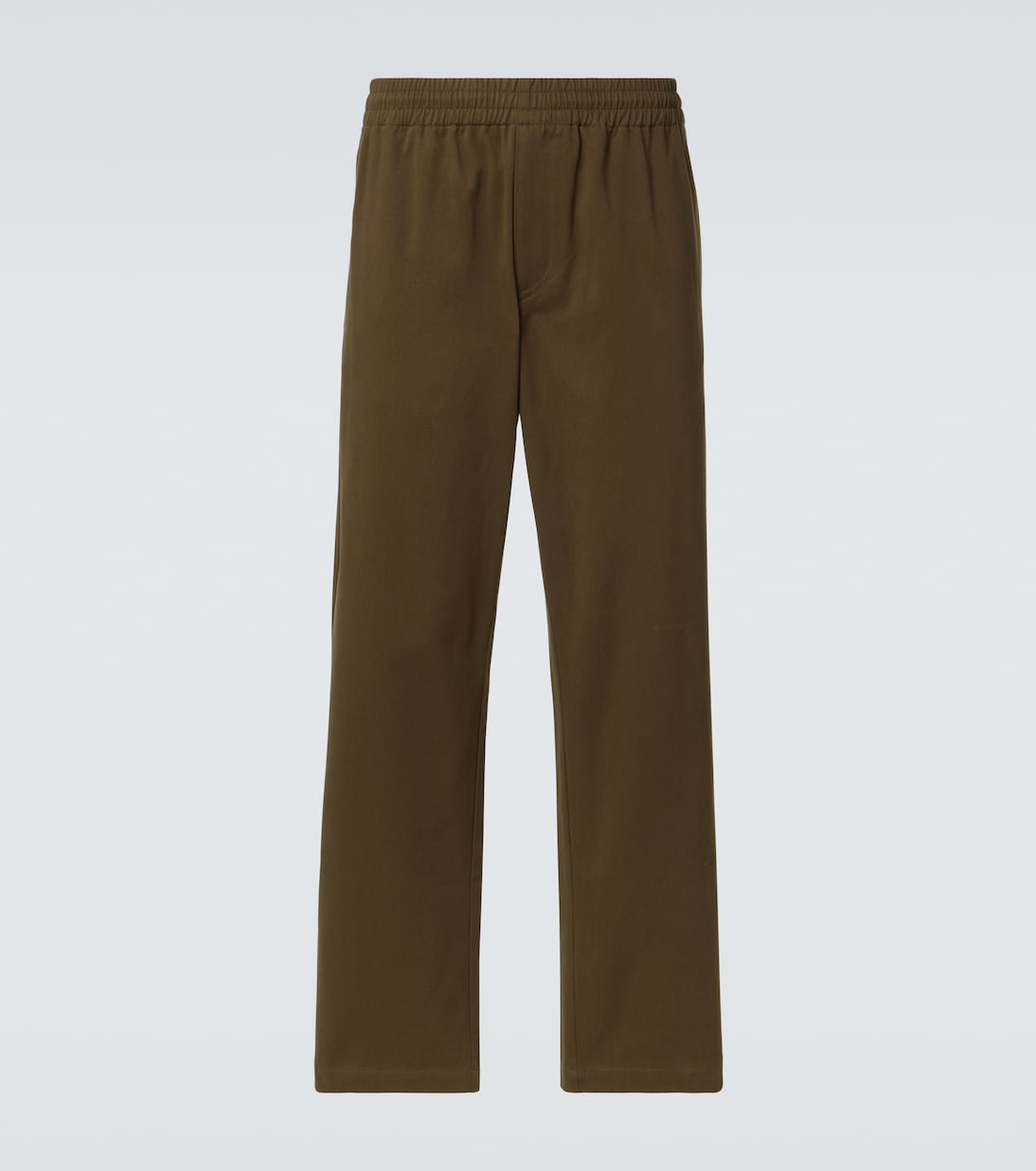 

Прямые брюки из хлопка Burberry, Swamp