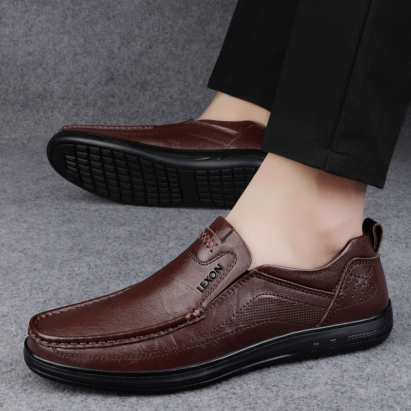 LEXON Мужские повседневные туфли Men's Low top Brown, коричневый, цвет Brown — фото 4