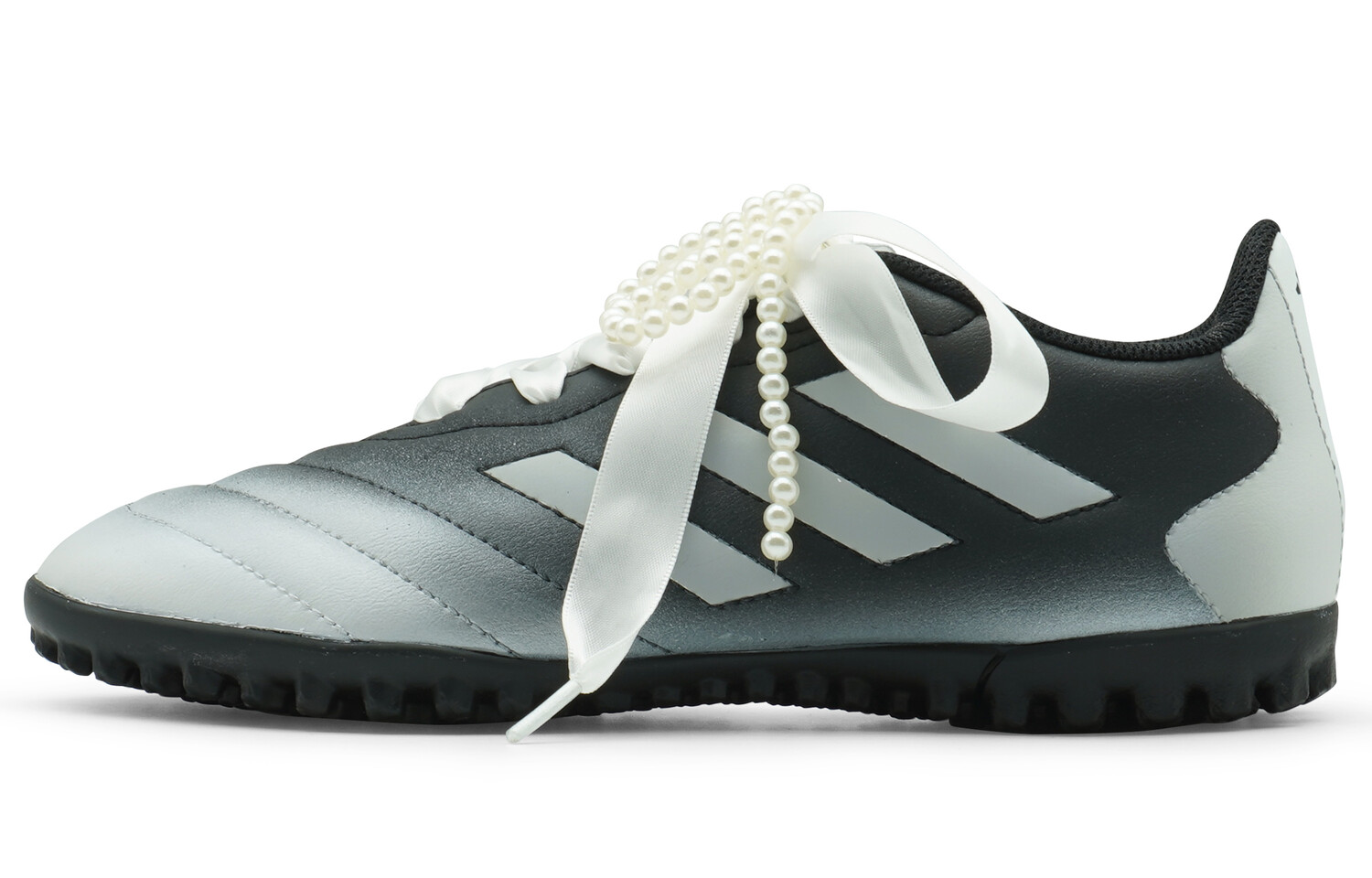 

Футбольные бутсы GOLETTO 8 унисекс с низким верхом белого цвета Adidas, цвет Black/White Rice