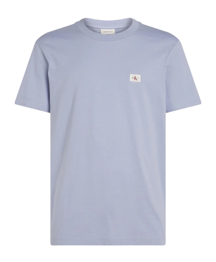 

Хлопковая футболка с короткими рукавами Calvin Klein, синий