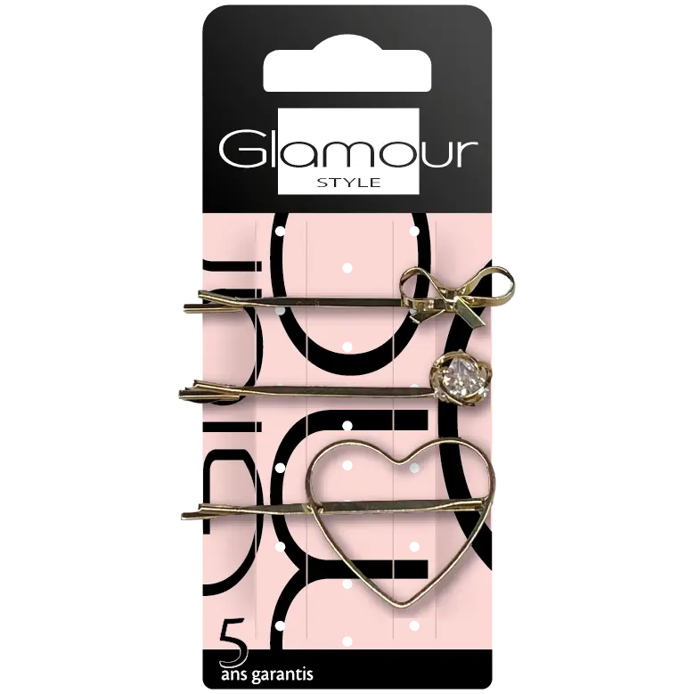 

Набор заколок для волос 2 Glamour, 3 шт/1 комплект
