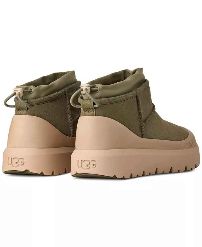 Мужские классические ультрамини гибридные ботинки Weather Ugg, зеленый — фото 4