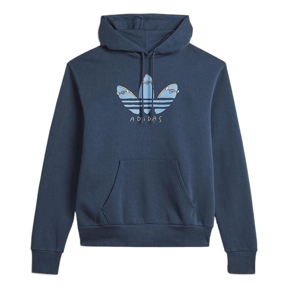 

Толстовка унисекс синяя Adidas, синий