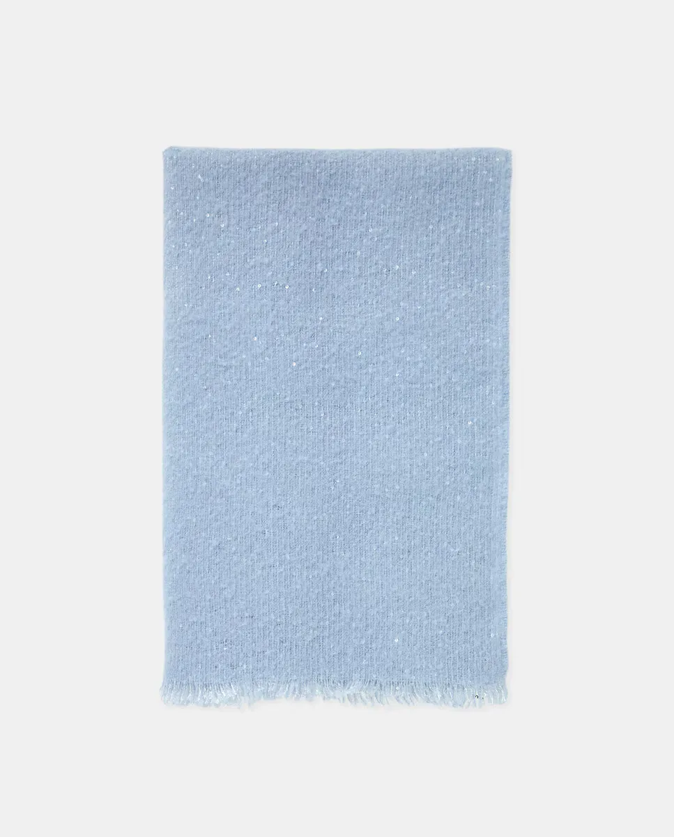 

Женский однотонный шарф Southern Cotton, индиго