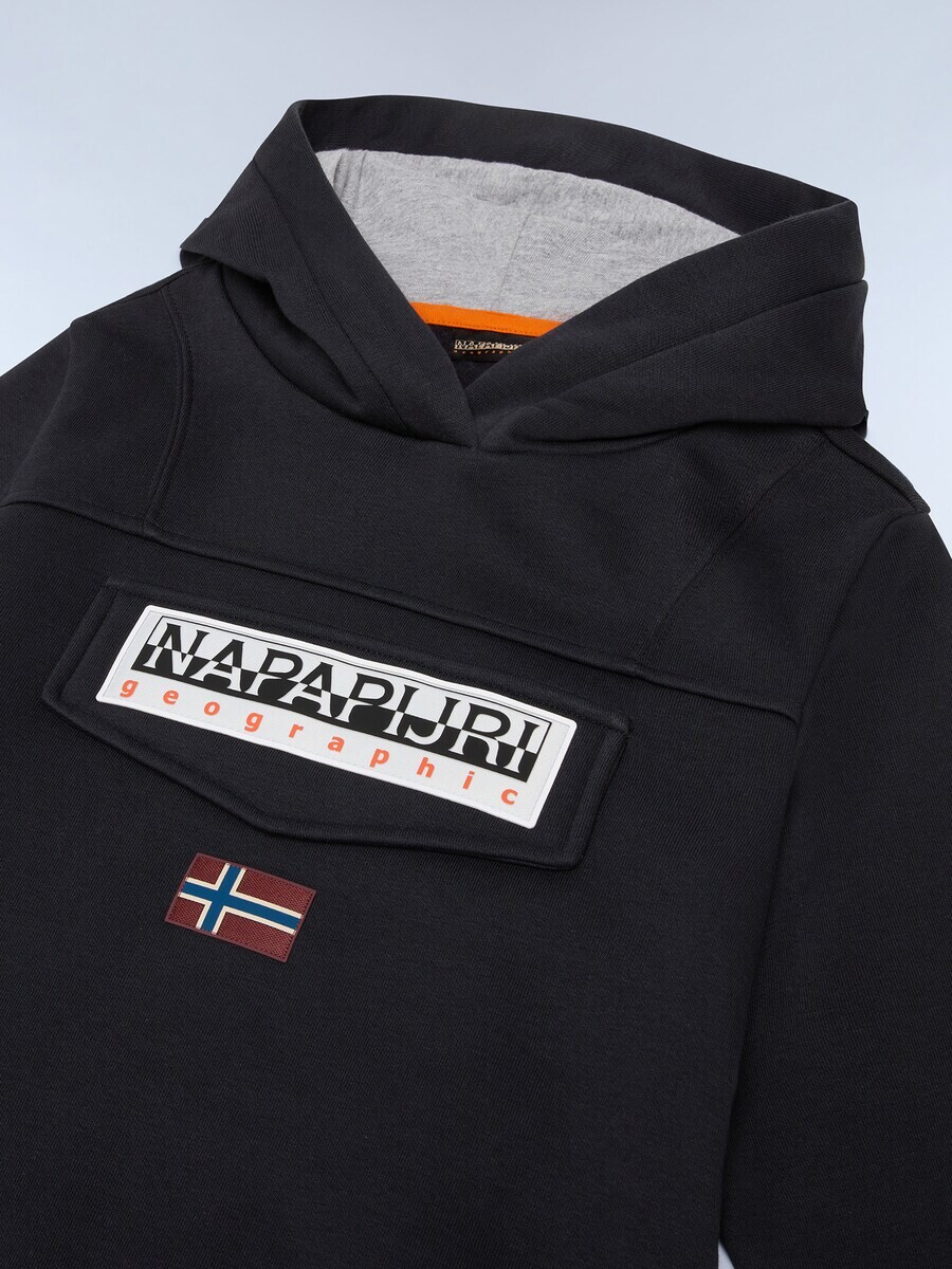 Худи NAPAPIJRI Sweatshirt BURGEE, черный — фото 3