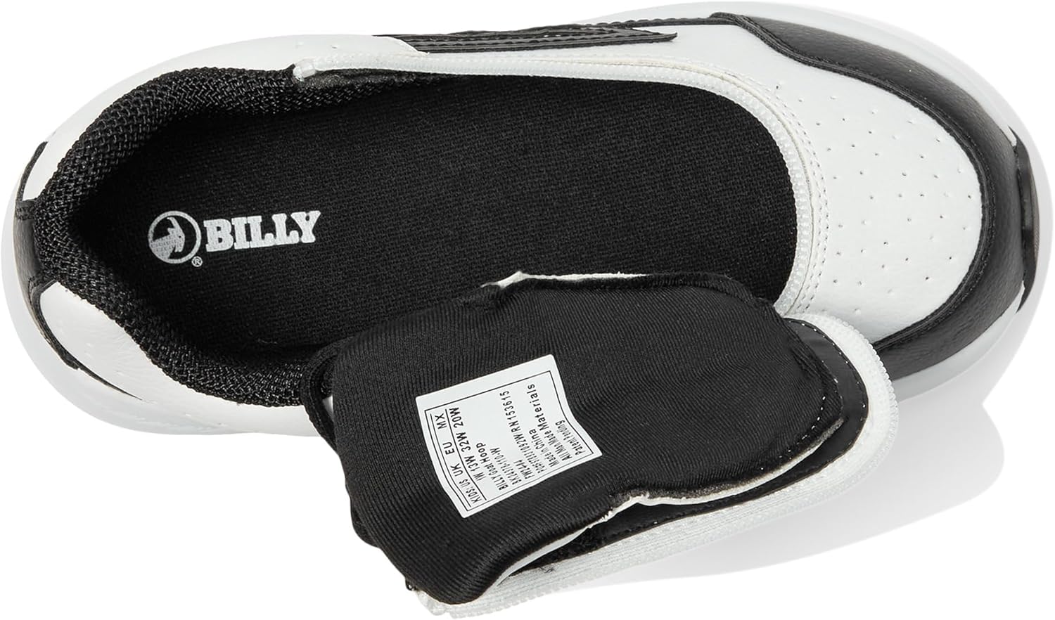 Детские кроссовки Billy Footwear Billy Goat Hoop (для малышей и детей постарше) унисекс, белый/черный — фото 2