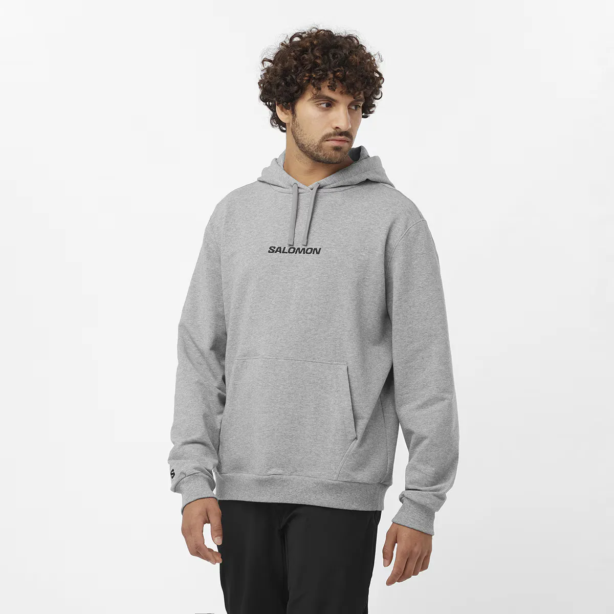 

Мужская толстовка с логотипом Salomon Pullover, серый