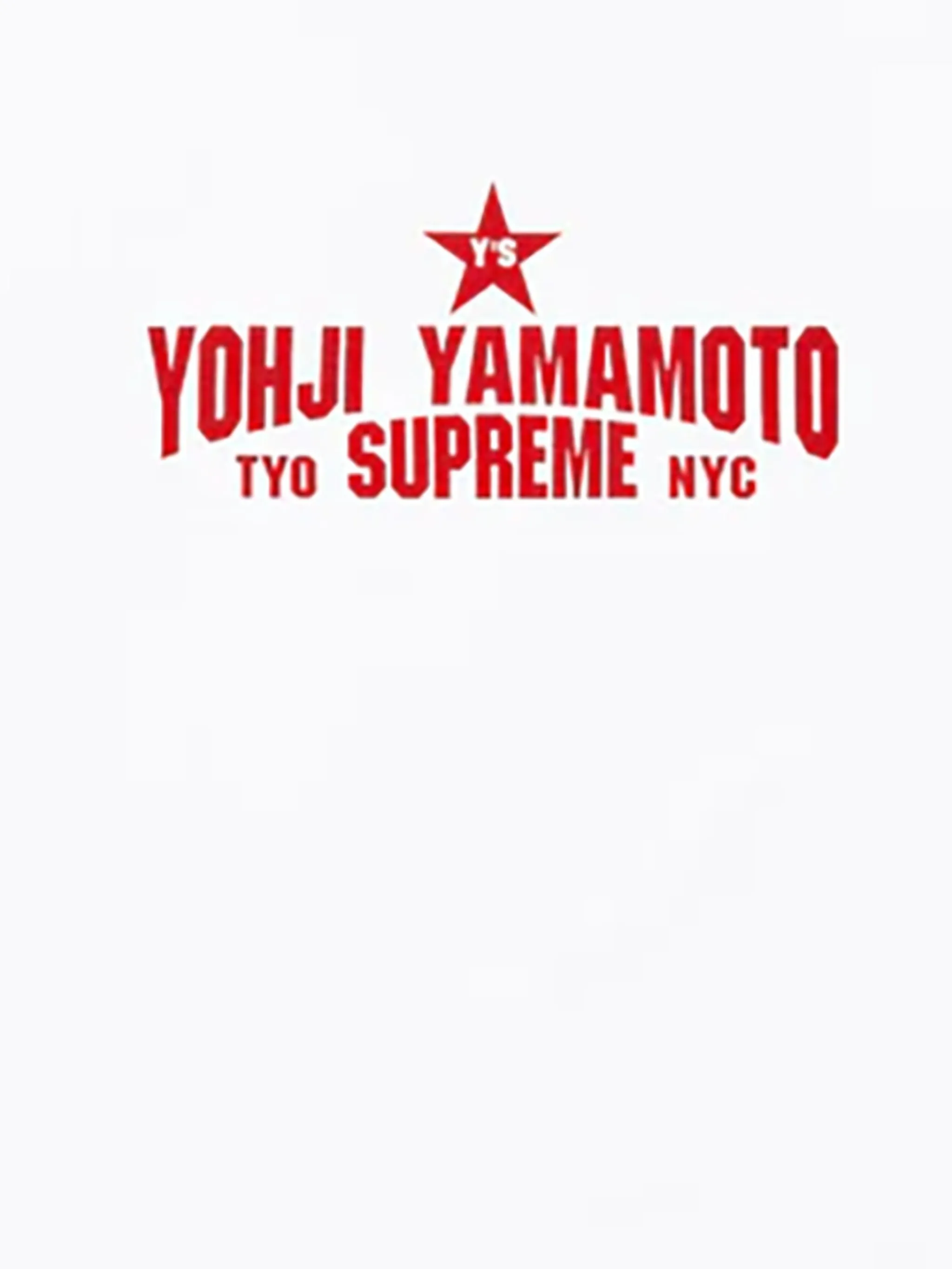 Футболка из коллаборации с Yohji Yamamoto Supreme, белый — фото 2