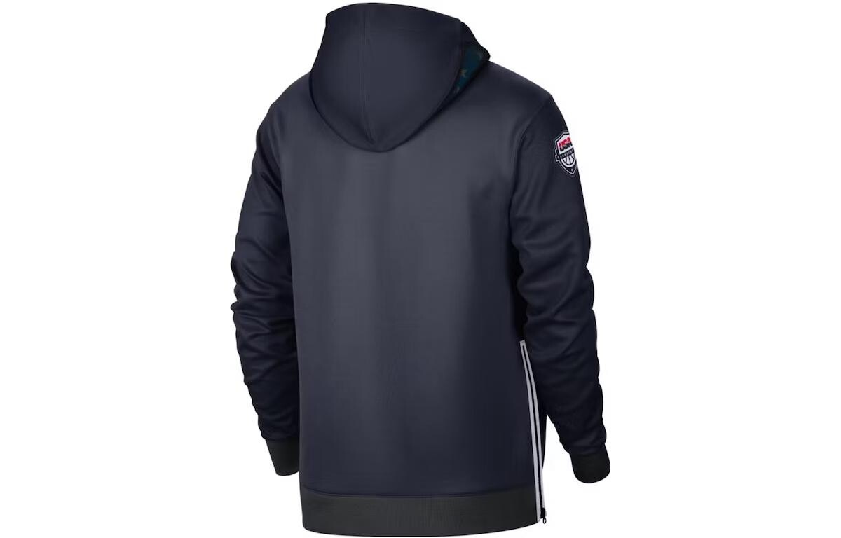 Толстовка с капюшоном Therma Flex Tokyo 2020 Showtime Team USA Nike, цвет Marine Blue — фото 2