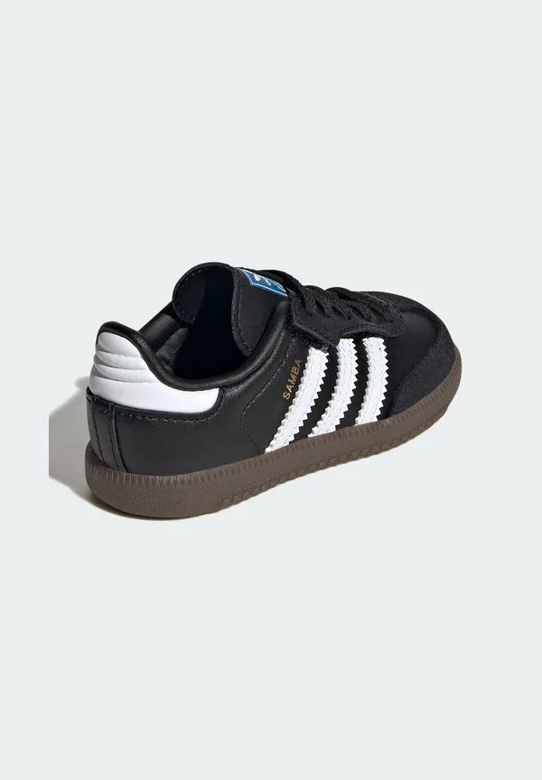 Кроссовки samba унисекс Adidas Originals, Cloud White Core Black Gum — фото 4