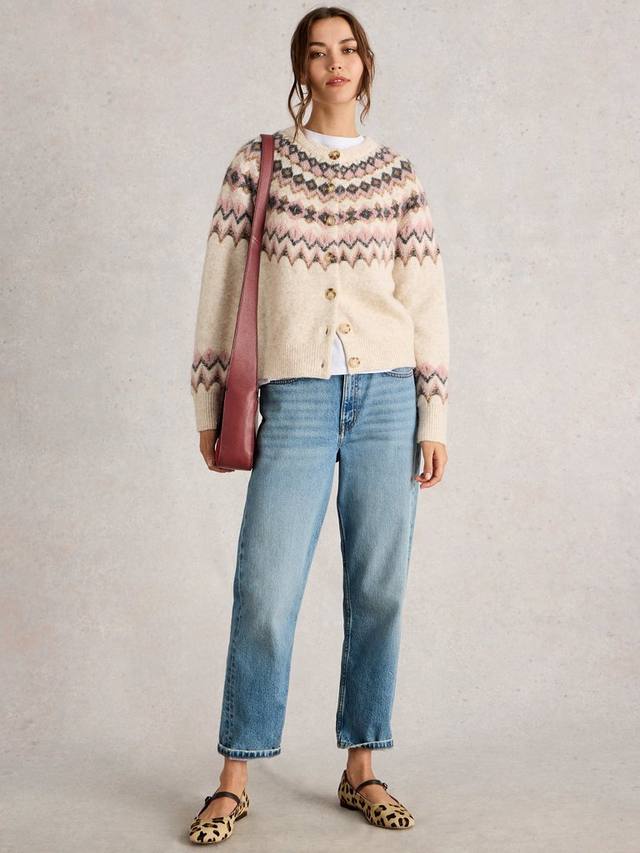 

Кардиган Arctic Fair Isle White Stuff, Natural