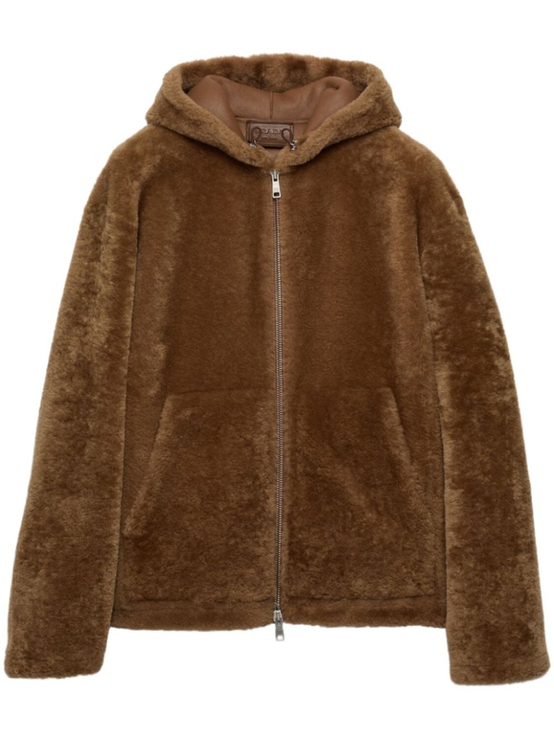 

Куртка из овчины Prada, коричневый