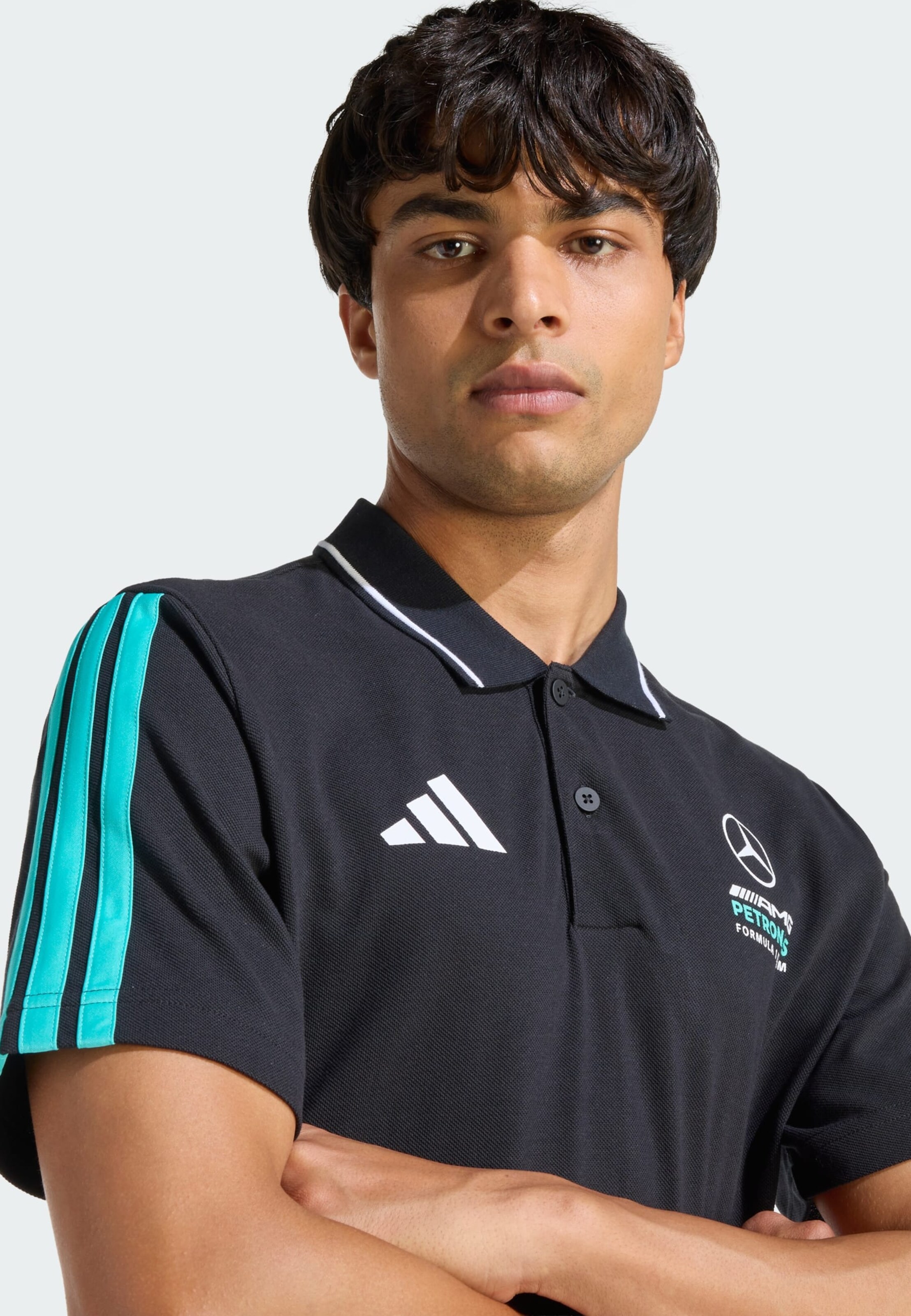 Adidas Performance Футболка Performance 'Mercedes - AMG Petronas Formula 1 Team DNA' черная — фото 4