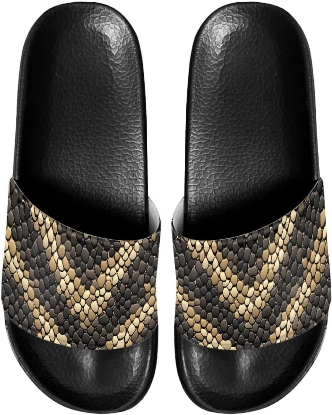 

Шлепанцы Vuriqeby Cloud для мужчин, противоскользящие, быстросохнущие, Snake Pattern