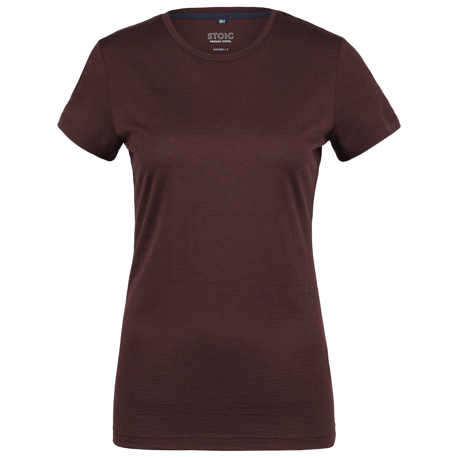 

Рубашка из мериноса Stoic Merino180 BengtSt. T-Shirt slim, цвет Dark Berry Brown
