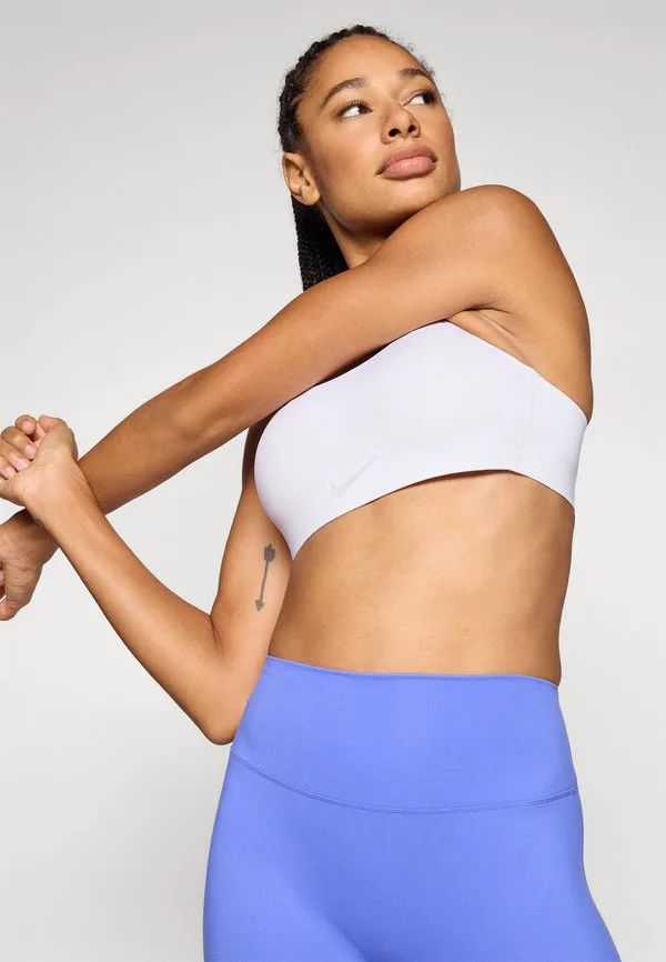 Спортивный бюстгальтер rival с высокой степенью поддержки Nike Performance, White — фото 4
