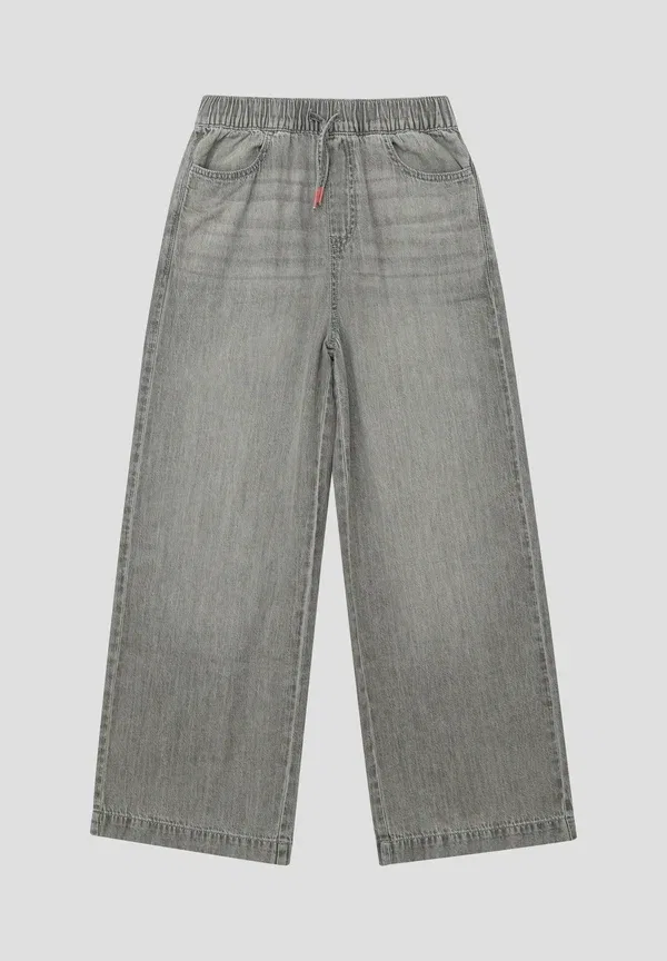 Джинсы S.Oliver, модель wide leg relaxed fit, серый — фото 4