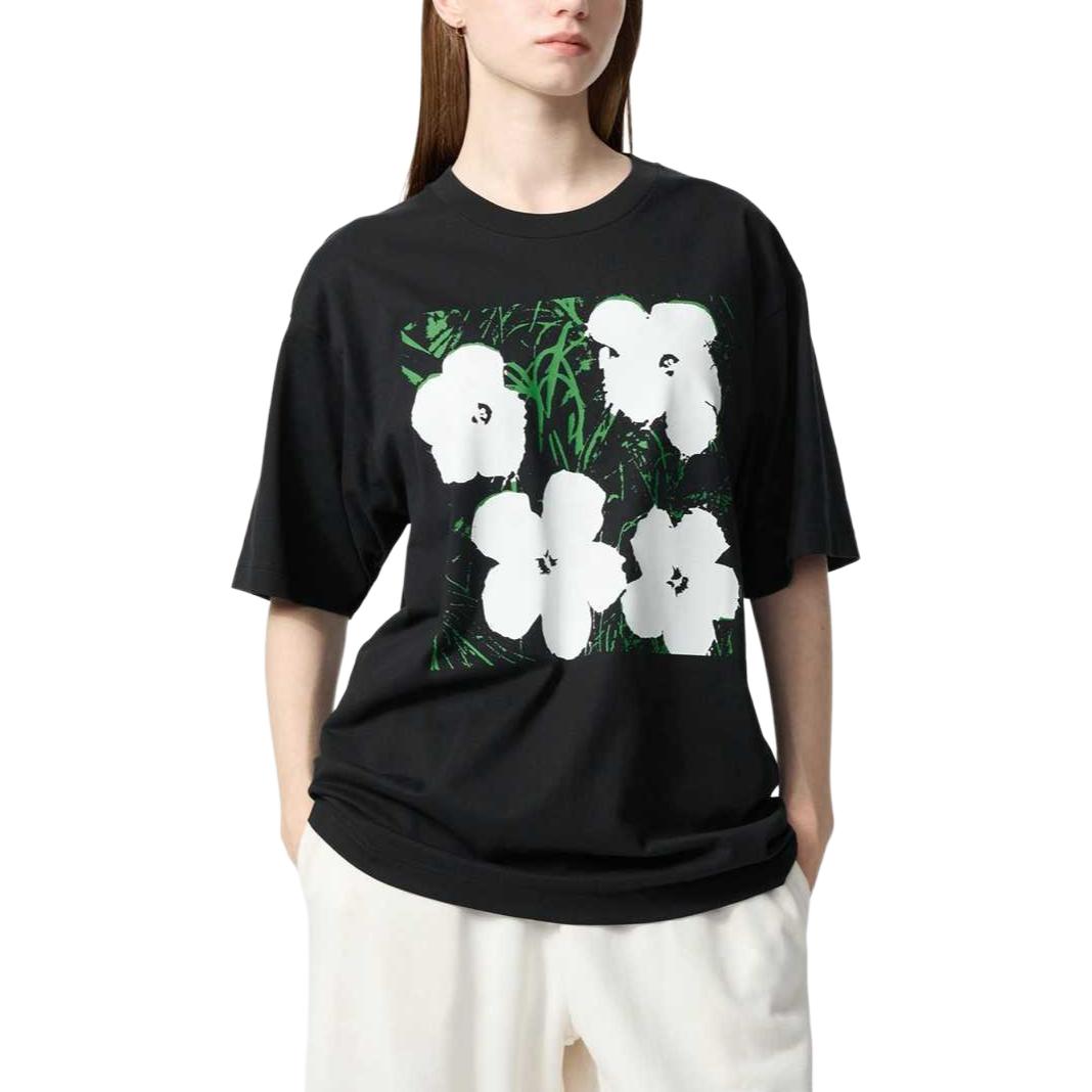 UNIQLO Футболка Andy Warhol × Andy Warhol SS25 Unisex Black — фото 3