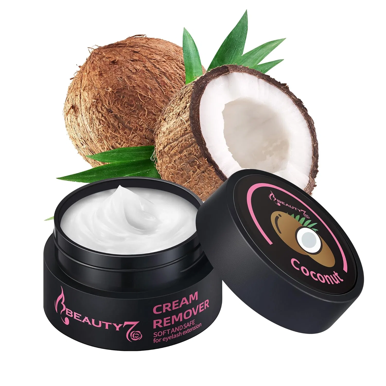Крем для лица Beauty7 — Ремувер для наращенных ресниц с ароматом кокоса , Coconut, 5 г