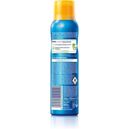 NIVEA Sun UV Dry Protect Sport Солнцезащитный спрей SPF 50 200 мл — фото 2