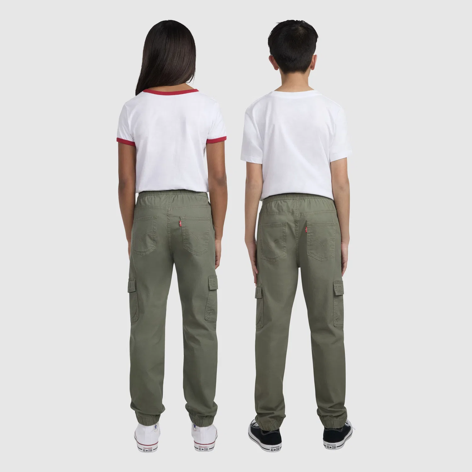 Свободные спортивные брюки-карго для мальчиков 8-20 лет Levi's, Green — фото 4