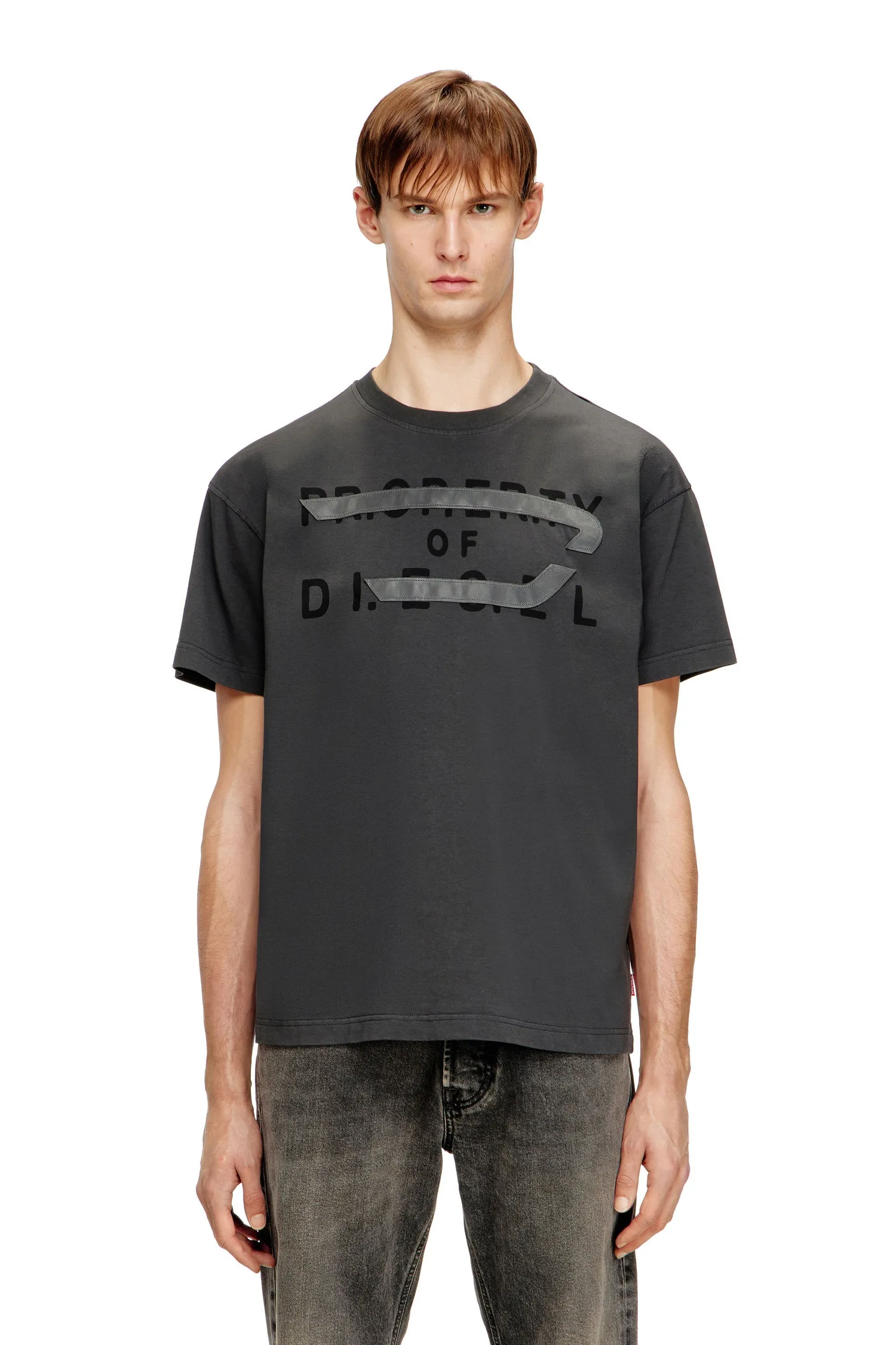 Мужская футболка T-NORM-V11 Diesel, Charcoal Gray