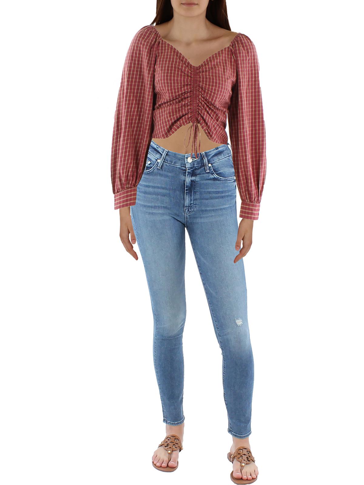 

Блузка женская Levi's, цвет earth red plaid