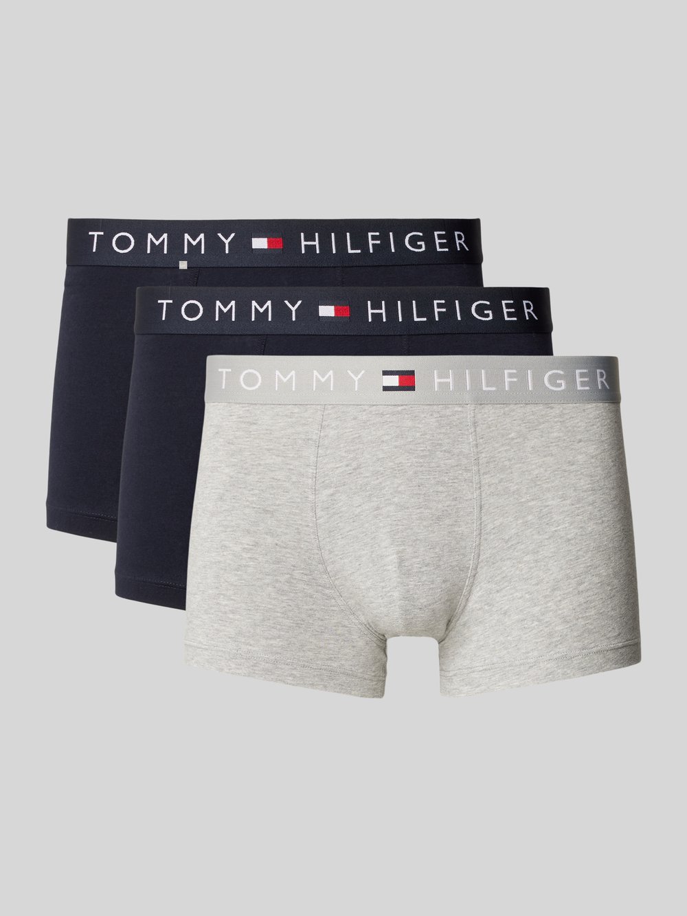 

Боксеры с эластичным поясом и этикеткой в ​​упаковке 3 шт Tommy Hilfiger