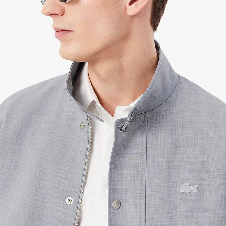 Куртка мужская Haze Gray, стойка, средняя посадка LACOSTE — фото 4