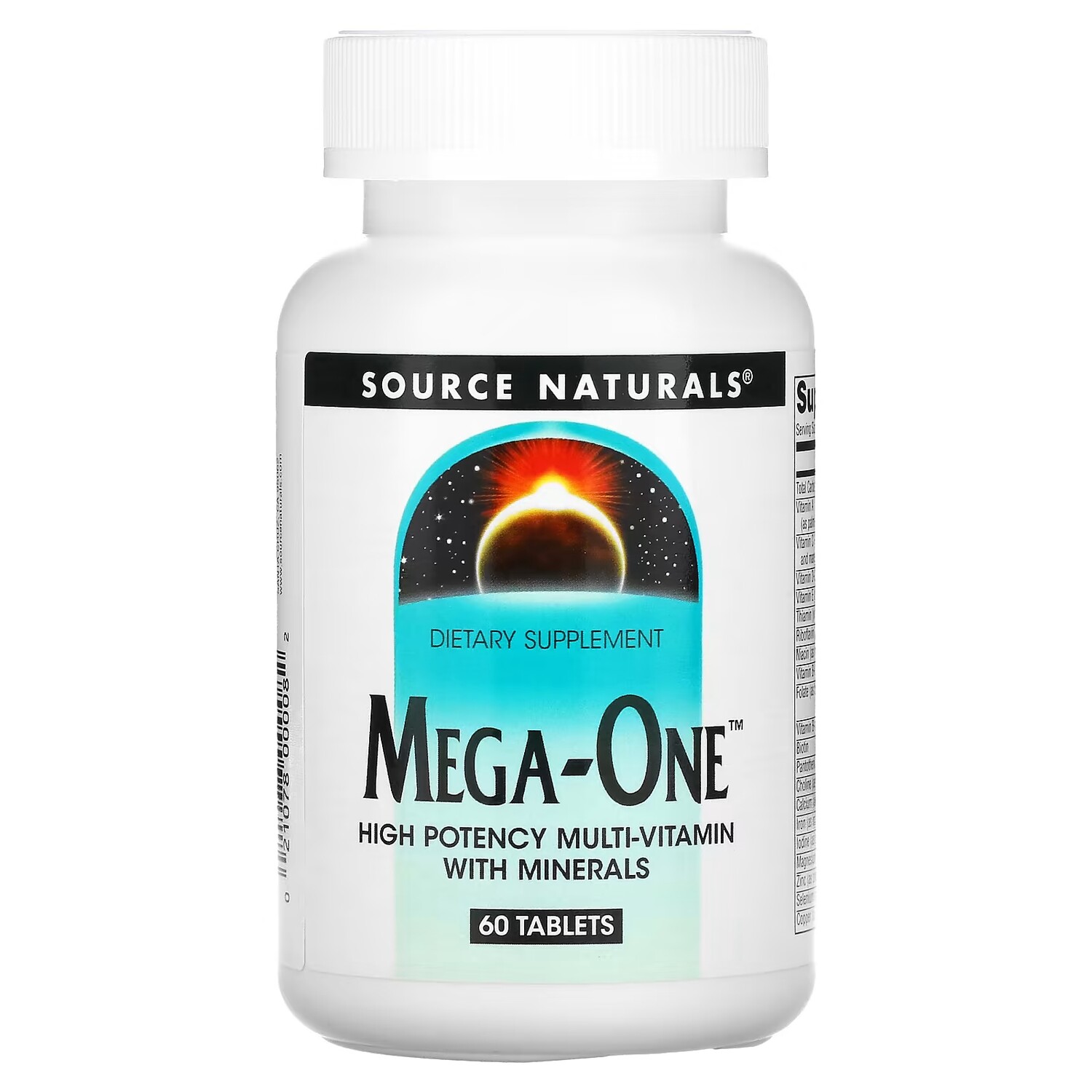 

Мультивитамины с минералами Source Naturals Mega-One, 60 таблеток