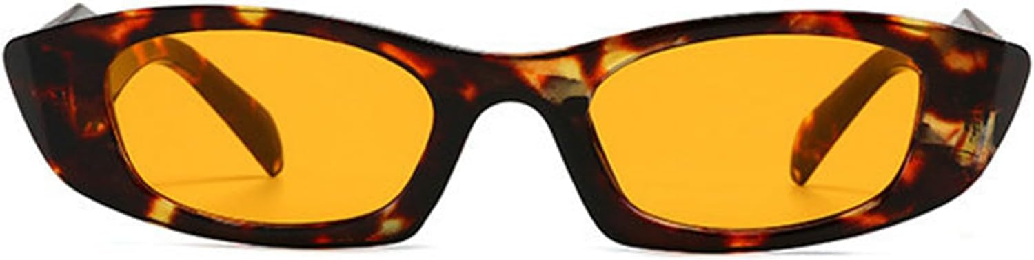 

Солнцезащитные очки Willochra в стиле ретро, ​​модные, Y2K, овальной формы, для женщин и мужчин, в стиле 80-х и 90-х, маленькие, узкие, «кошачий глаз», с защитой от УФ-излучения, C3