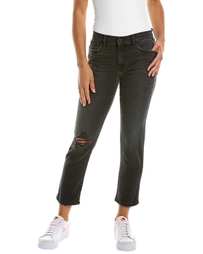 

Джинсы JOE'S, прямые, со средней посадкой, укороченные джинсы JOE'S Jeans, черный