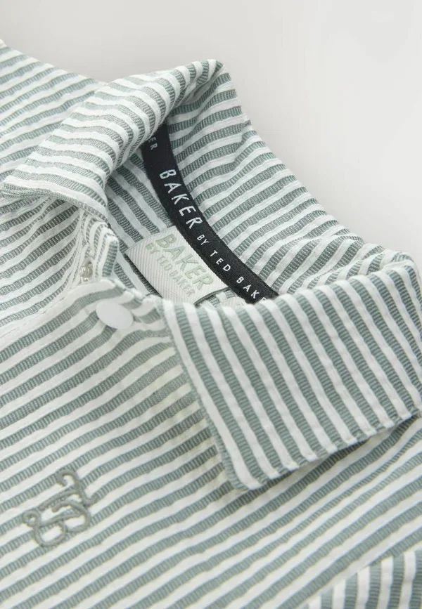 Комбинезон Regular fit textured stripe romper Baker By Ted Baker, зелёно-белый — фото 3