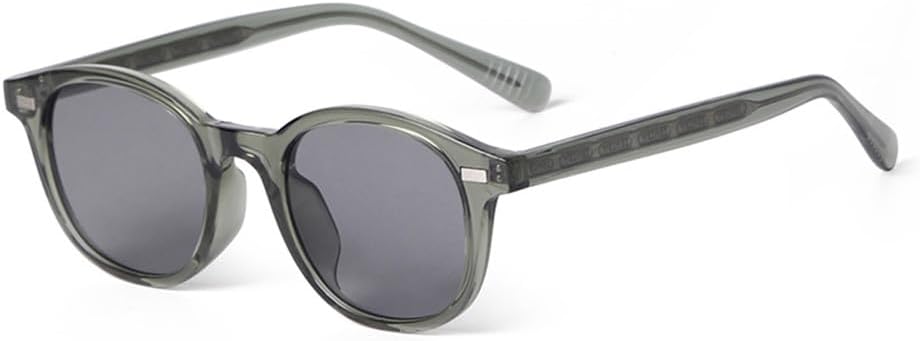 

Круглые солнцезащитные очки в стиле панк с защитой от УФ-излучения UV400 и прозрачными заклепками для женщин и мужчин, подходят для занятий спортом на открытом воздухе, бега и путешествий UYPTK, C6