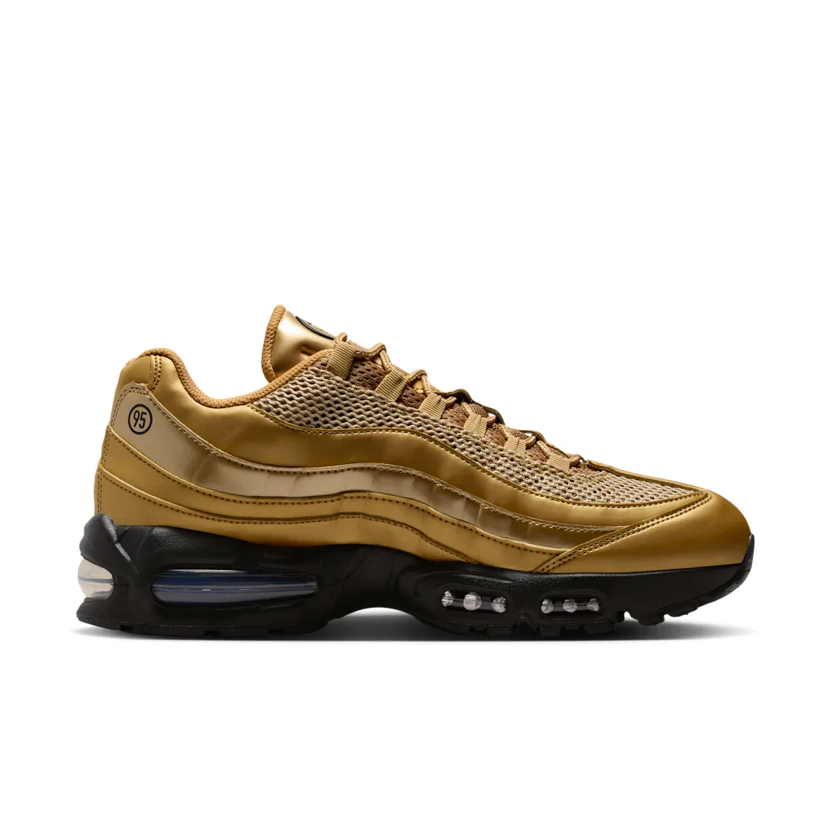 Мужские кроссовки Air Max 95 "Big Bubble" Nike, коричневый — фото 3