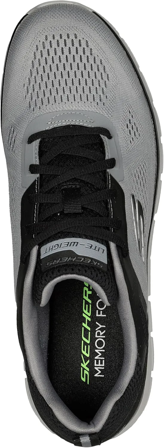 Мужские кроссовки Skechers Track Broader, серый/черный — фото 3