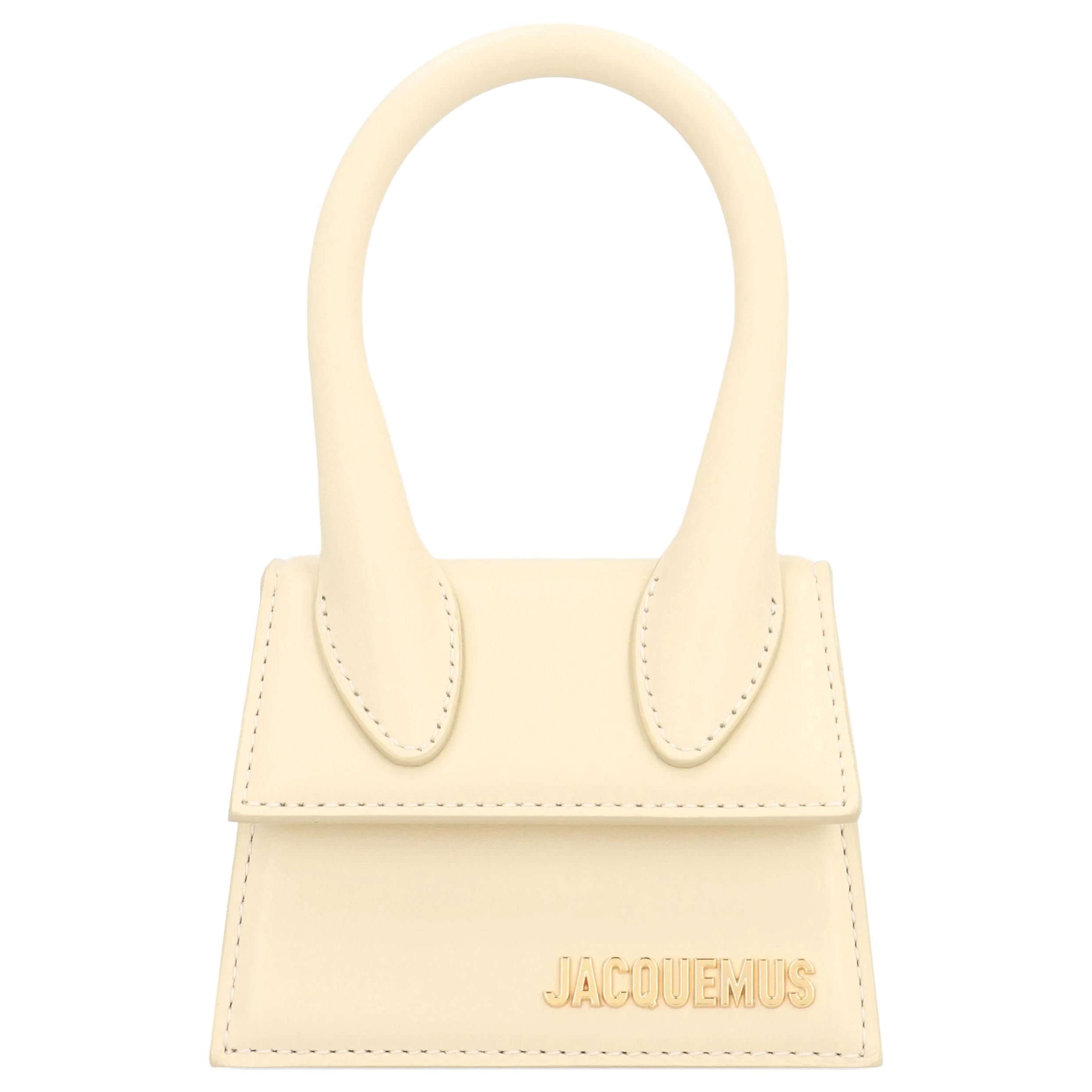 

Jacquemus Сумка Le Chiquito через плечо из коровьей кожи, кроссбоди, женская, цвет слоновая кость белый